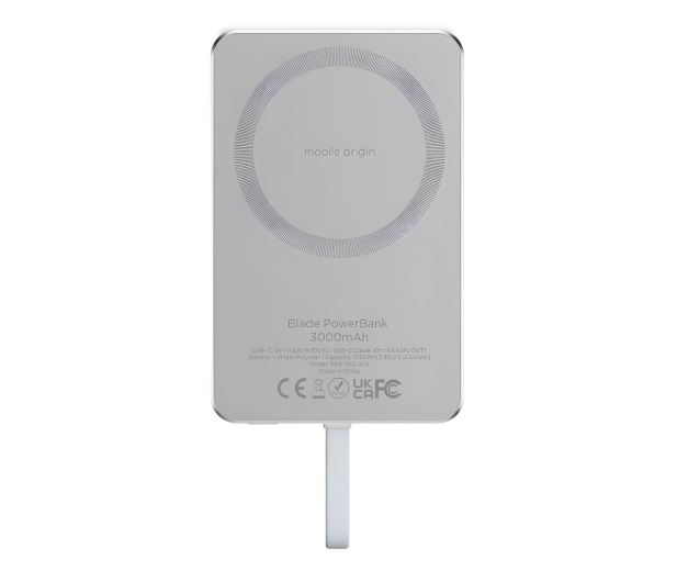 Mobile Origin Blade PowerBank 3000mAh silver - 1288844 - zdjęcie 2
